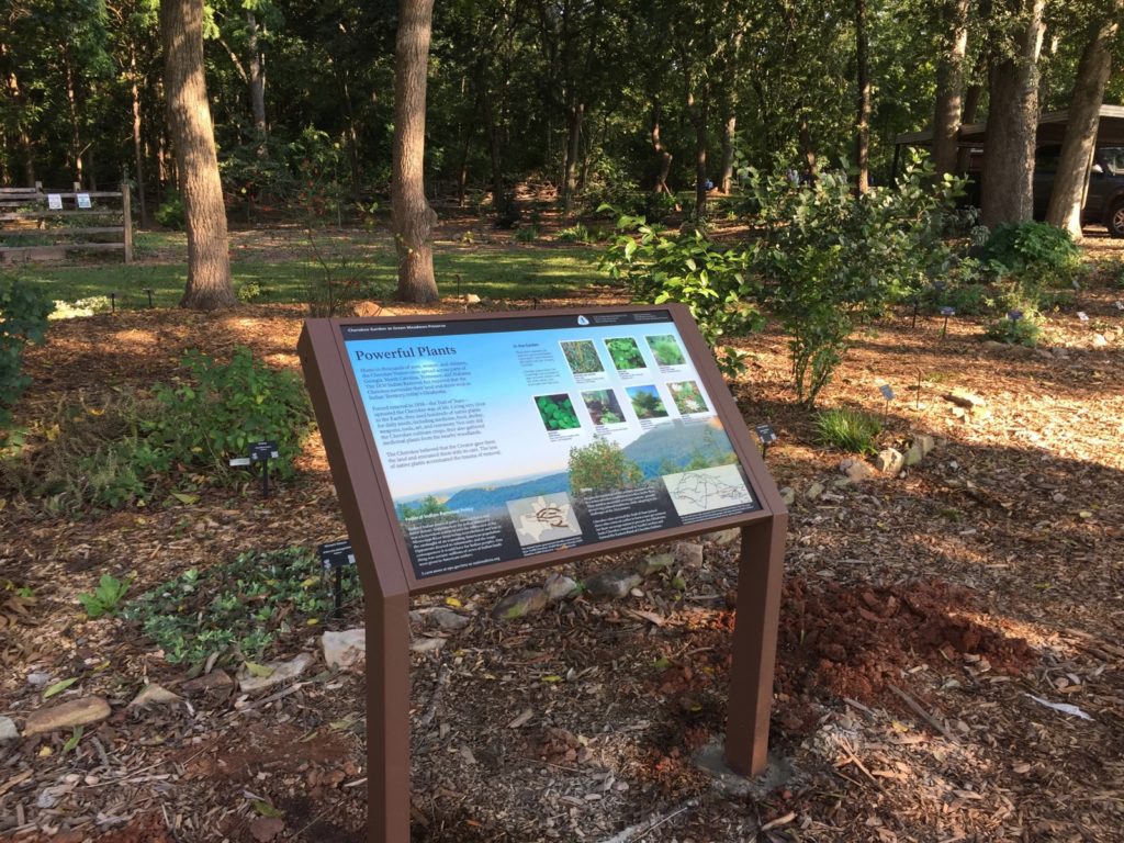 Cherokee Garden Powerful Plant Sign