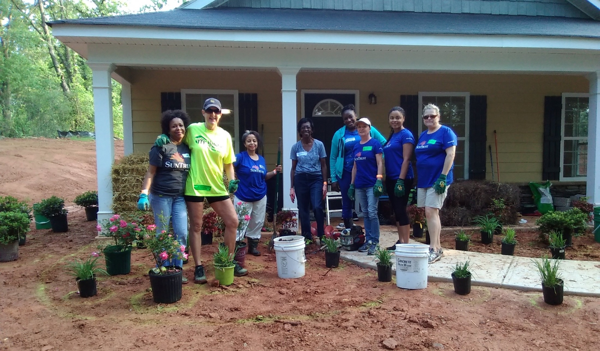 Habitat for Humanity Landscape Team Master Gardener Volunteers of